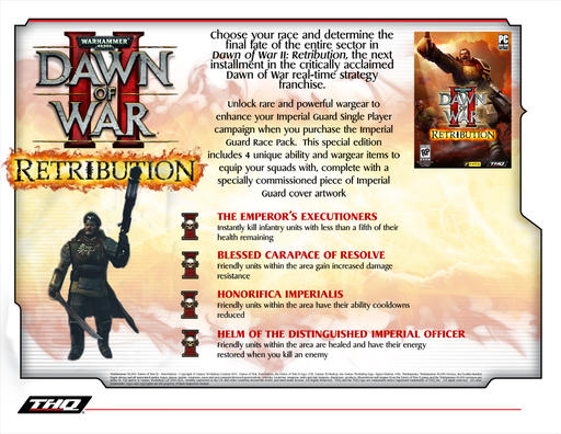 Warhammer 40,000: Dawn of War II — Retribution - [Новости] Предзаказ Retribution в Steam открыт.